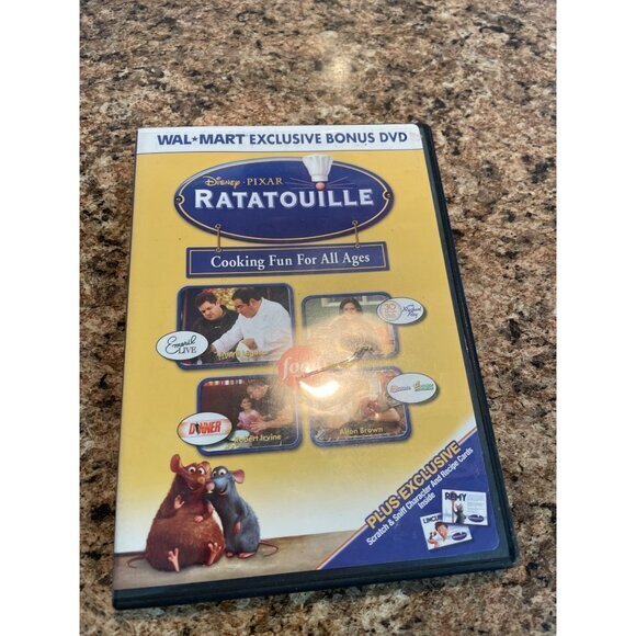 Walt Disney Other - Disney Pixar‎ Ratatouille Cooking Fun For All Ages Wal-Mart Exclusive Bonus DVD